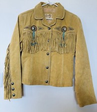 Skully Fringe Leather Jacket Women’s Size. L Style L152
