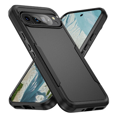For Google Pixel 10 Pro XL 9A 8 7 6 Shockproof Rubber Case Hybrid PC Back Cover