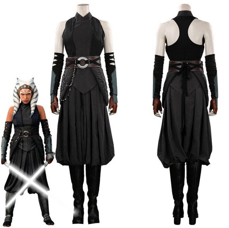 Traje de Carnaval de Halloween Mandaloriano Ahsoka Tano Disfraz Trajes