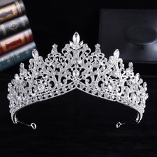 13 Colors Silver Gold Tiara Crown For Women Queen Princess Wedding Prom