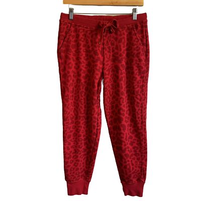 Women's Nike Dri-Fit Get Fit Printed Training Joggers Size Sm Red