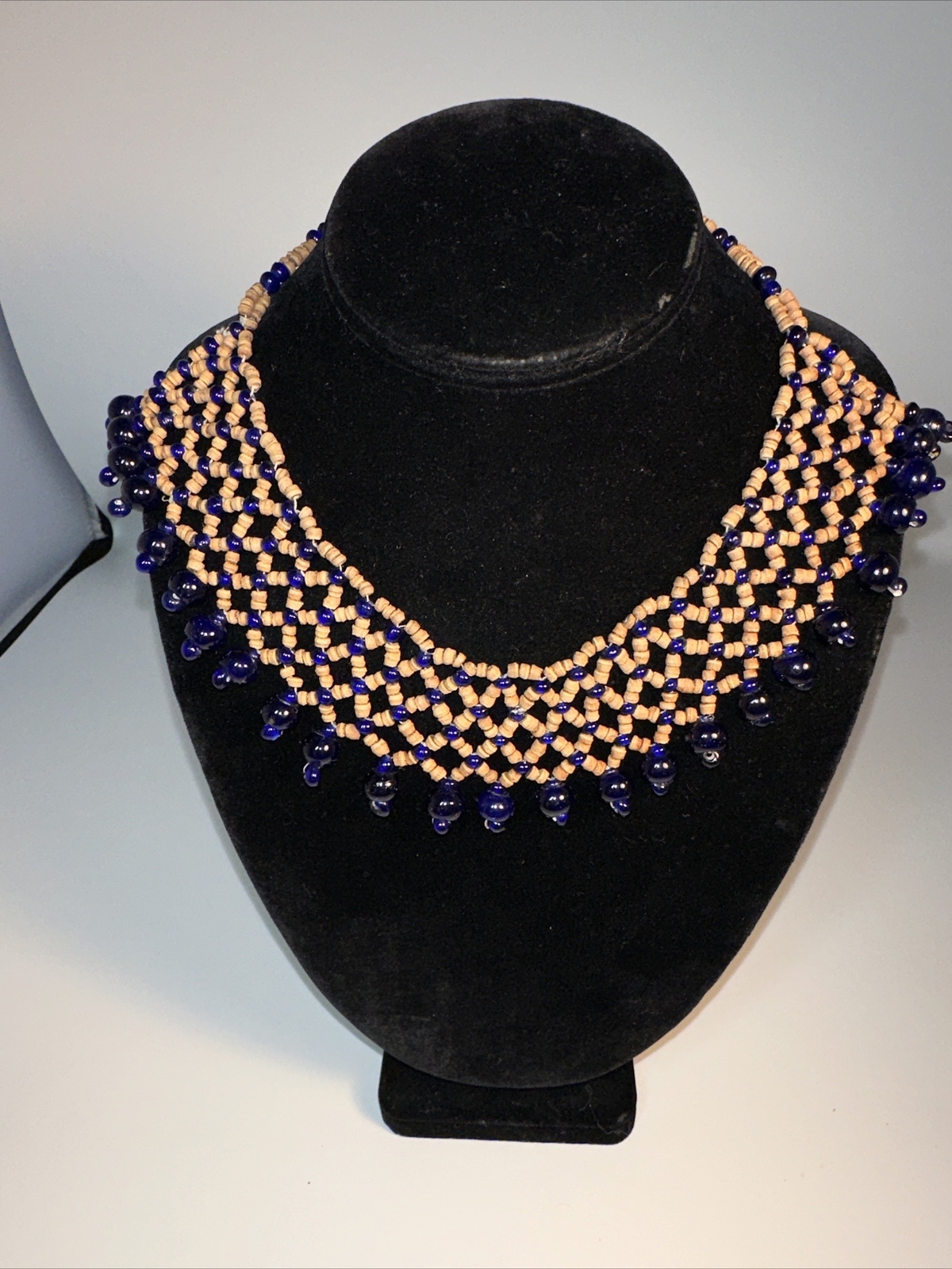 Beaded Statement Necklace. Hand Crafted. - image 2