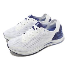 Under Armour HOVR Sonic 6 UA White Blue Women Running Sports Shoes 3026128-102