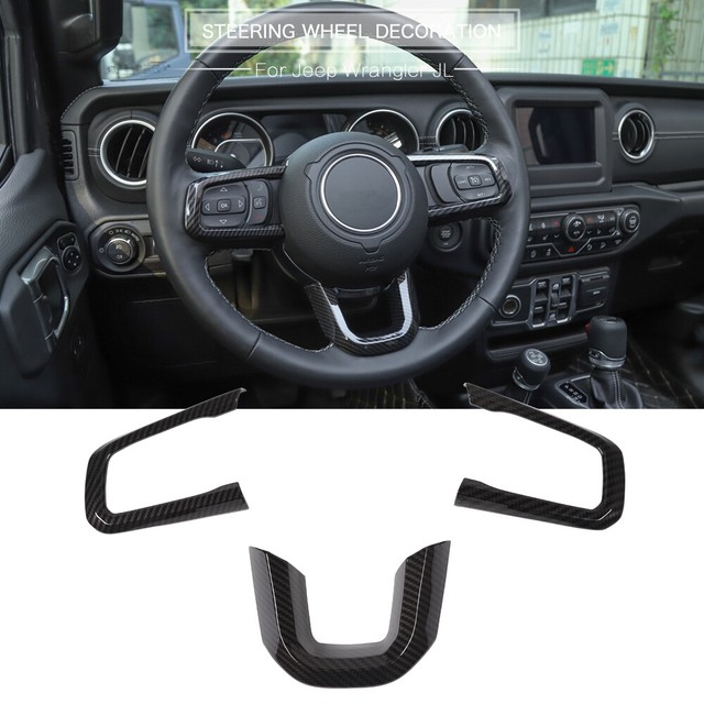 Full Interior Trim 7" Navigation Panel Cover For Jeep Wrangler JL