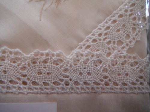 Vtg Fingal Irish Linen Luncheon Set 4 Place Mats & Napkins Ivory NEW - Picture 4 of 5