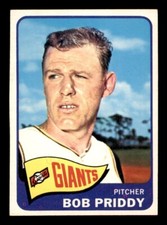 1965 Topps Baseball #482 Bob Priddy NM/MT *e2