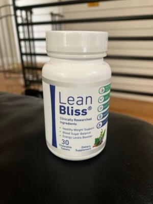 NEW Lean Bliss Dietary Supplement for Healthy Weight Support 30 Chewable Tablet
