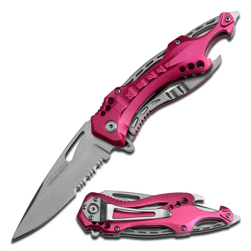 Knife Tac Force 8.00" Overall Stainless Steel Spring Assisted DropPoint TF-705PK