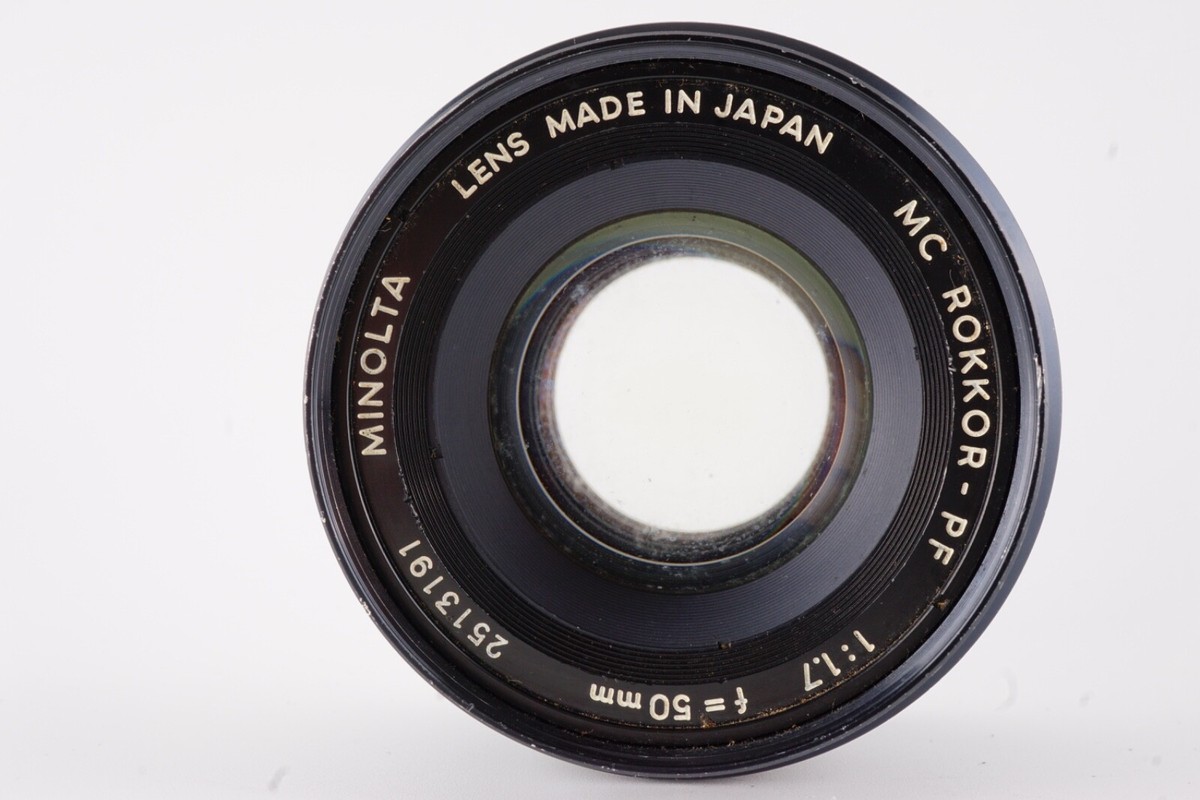 極上品】 MINOLTA MC ROKKOR-PF 50mm F1.7 SR 【公式通販】