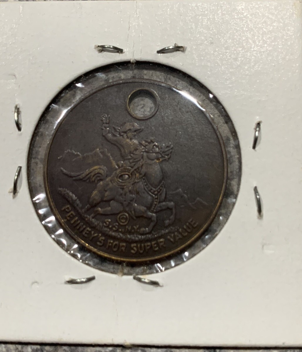 Red Ryder Lucky Coin J.C. Penney's For Super Value Token