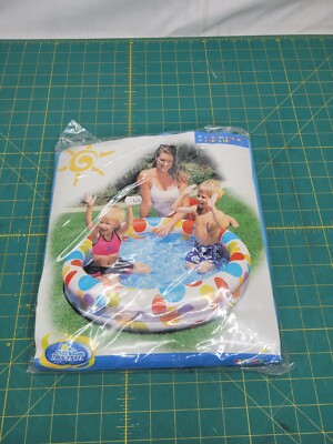 Intex The Wet Set 2001 Inflatable Two Ring Pool Size 122cm x 25cm; 48'' x 10''
