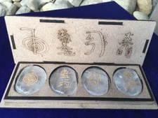 Reiki Set, Usui Reiki Set, Clear Quartz , Reiki Box Set ,Reiki Set,Reiki Symbol 