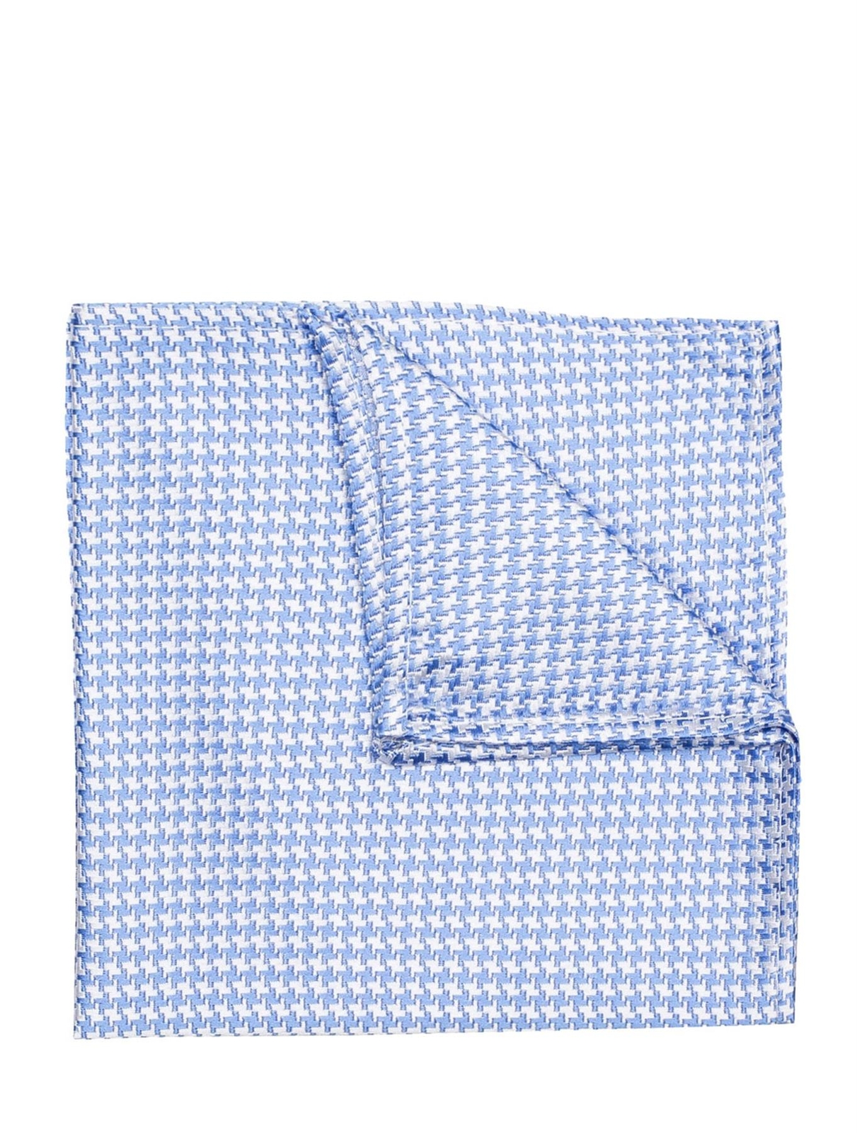 Boys Blue Hankys, Houndstooth Handkerchiefs, Boys Wedding Accessories