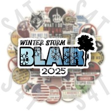 2025 Winter Storm Blair Arborist Hard Hat Sticker Midwest Freezing Ice Snow Tree