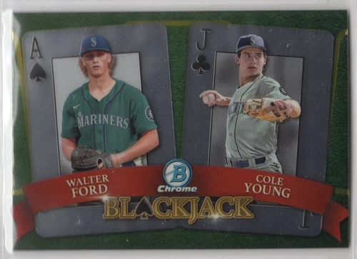 2022 Bowman Draft - Blackjack Cole Young, Walter Ford #BJ-7 (RC)