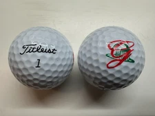 Qty of 2 - Greenbriar Resort Logo - Titleist Tour Distance 100 Golf Balls