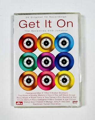 Get It On: The Seventies DVD Jukebox (DVD, 2003) | NEW SEALED!