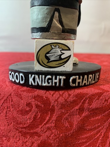 Charlotte Knights Jedi Star Wars Spinner Good Knight Charlie Bobblehead Doll - Picture 5 of 5