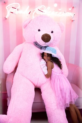 5ft Pink Giant Teddy Bear USA SELLER