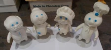 Pillsbury Family Dolls 1971-74 boy, girl, grandma, grandpa soft rubber / plastic