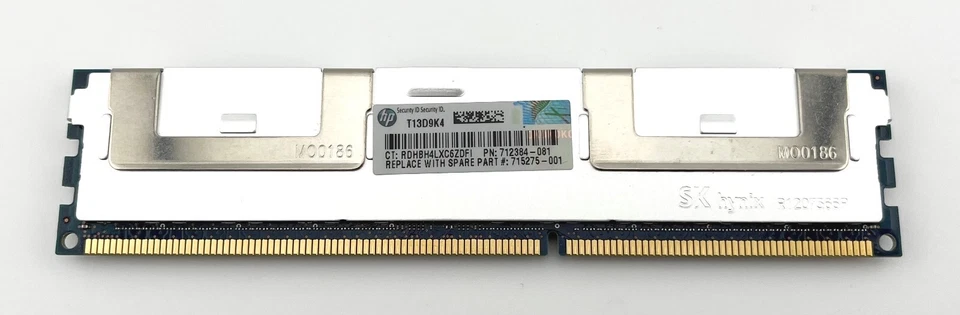 HPE 708643-B21 32GB (1x32GB) 4Rx4 PC3-14900L DDR3-1866 CAS-13 Memory Module - Image 3 of 4