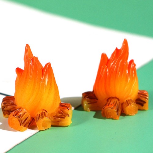 10 Pcs Lagerfeuer -Ornamente Im Mikrohaus Mini-Lagerfeuer-Modell - Bild 8 von 12