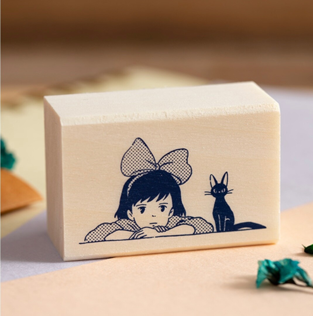 Studio Ghibli (Kiki's Delivery Service) Kiki & JIji Stamp
