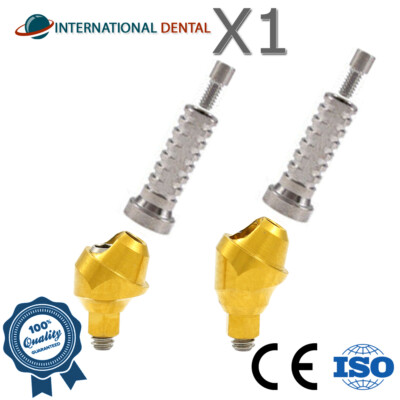 Slim Angled Multi Unit 1.6 Adapter Head 30° Set With Titanium Sleeve Dental