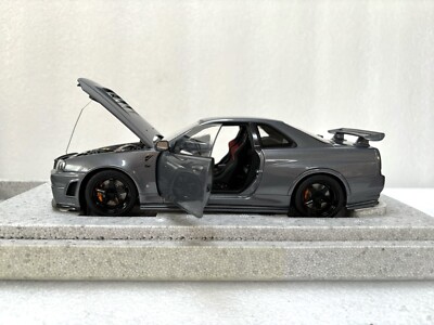 1/18 MotorHelix Nissan Skyline R34 GT-R Nismo Z-tune Gun Metallic