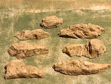 N, HO Scale Layout Scenic Diorama Accessories Hills, Rocks. Ready to Install