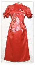Ao Dai Viet Nam Lua Mem Ru Cach Tan AT-573 To 4 Ta Size M Dai ao 120cm