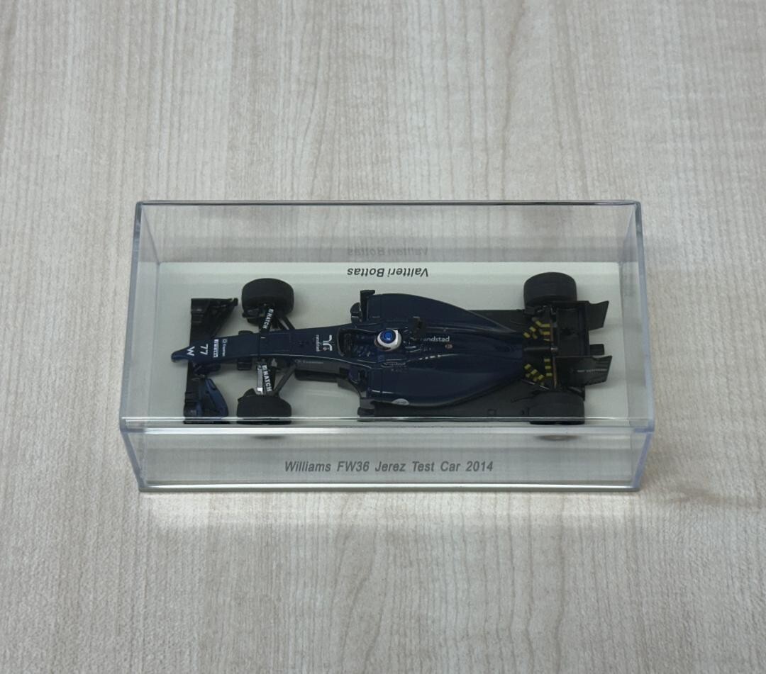 新品未展示 1円～ スパーク 1/43 ウィリアムズ FW36 Jerez テストカー