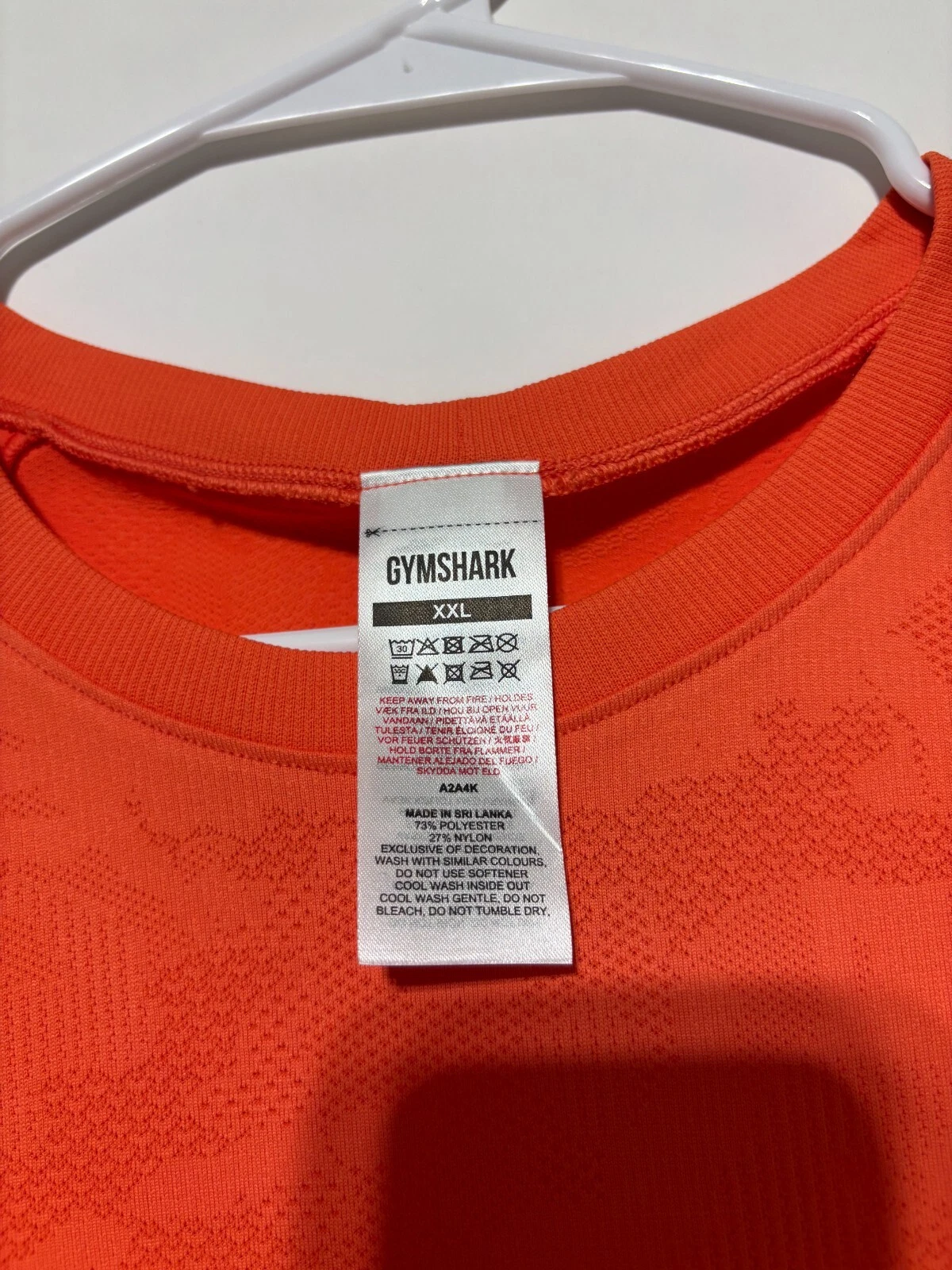 gymshark geo seamless camo activewear shirt