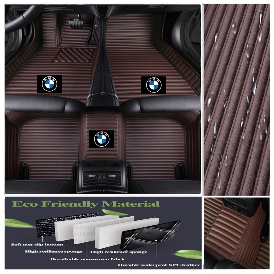 Alfombrillas de coche aptas para BMW todos los modelos revestimiento de carga automática alfombras impermeables personalizadas Foto 4 de 4