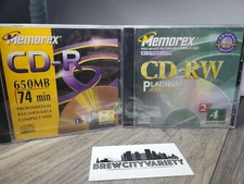 LOT OF (6) MEMOREX CD-R 650MB 74 min PROFESSIONAL RECORDABLE COMPACT DISC 