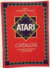 ATARI VIDEO COMPUTER SYSTEM CATALOG 1981 revision D