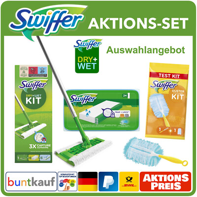 Swiffer Staubmagnet Bodenwischer Bodentücher Feuchte Bodentücher Duft Zitrus