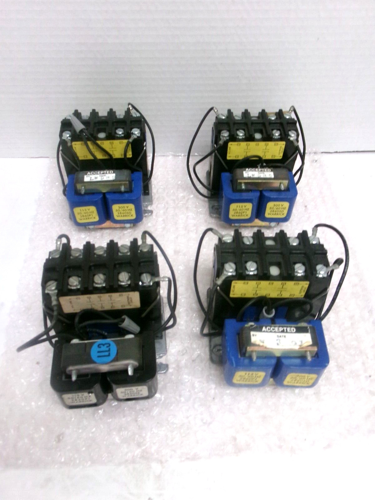 (1) New Warrick Controls Gems 1F1E0 115/500V Control Relay