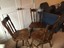 wooden chair /set of 3/furniture dining living room/ pre-own local pick up.