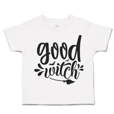 Witches Toddler T-Shirt Good Witch with Bats Cotton Casper Boy  Girl Clothes