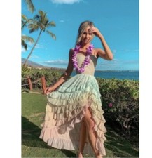 Rococo Sand Ciel Rainbow Ruffle Dress. NWT. Size Small. Retail- $650