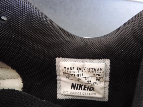 NIKE AIR MAX 1 PREMIUM ID "IRIDESCENT" BLACK-BLACK SZ 10 RARE!! [938522-991] - Picture 5 of 5