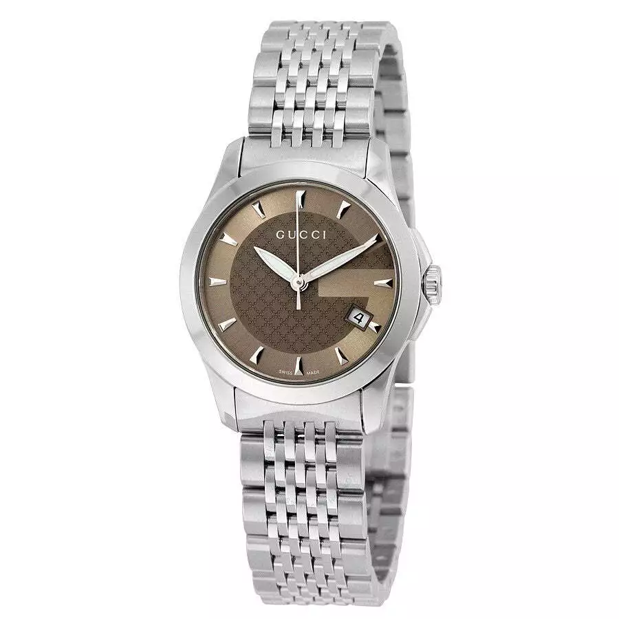 Montre femme Gucci YA126503 G Timeless 27 mm en acier inoxydable