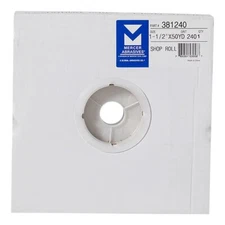 240 Grit Shop Roll 1.5" x 50 Yards Sandpaper for Metal & Wood Projects