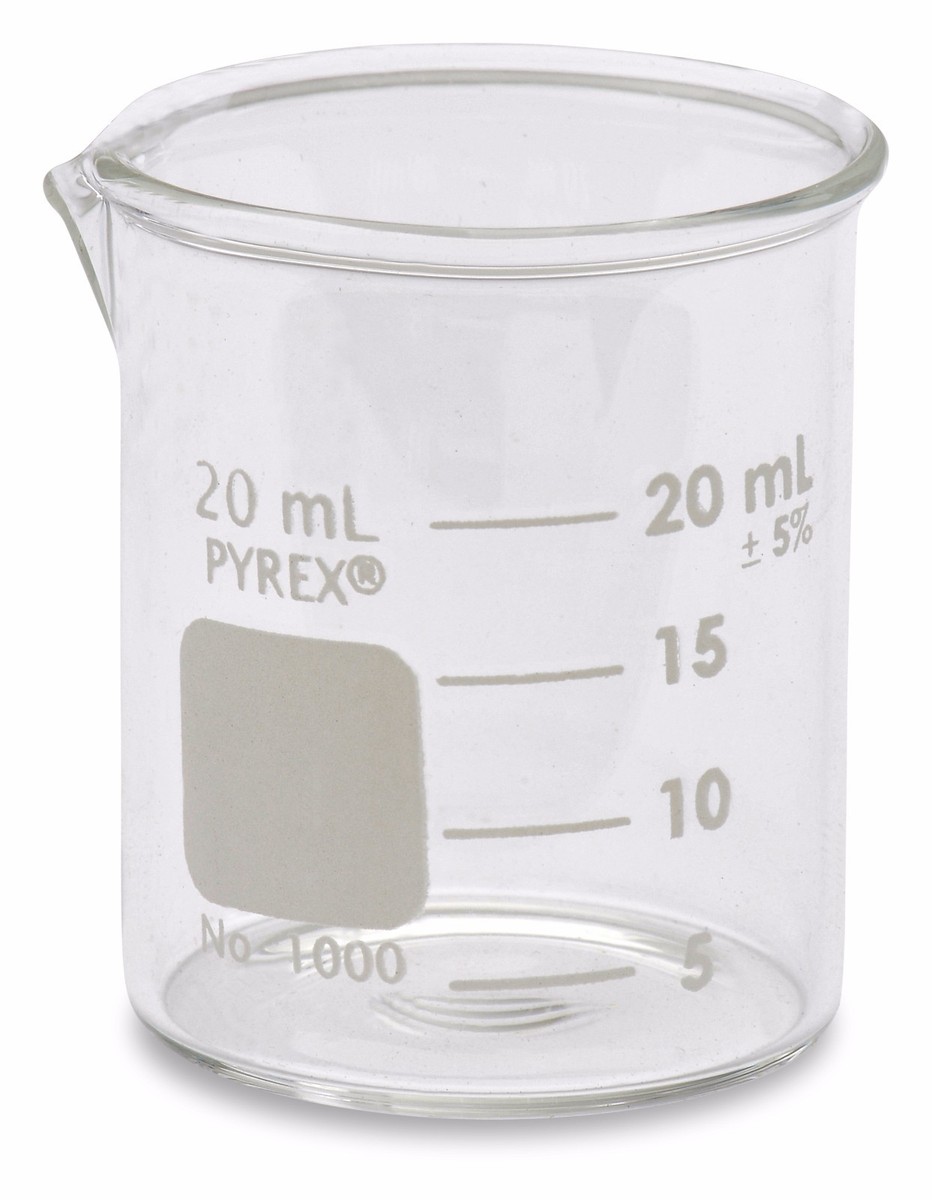 Gobelet En Verre Pyrex 600 Ml Griffon - Basse Forme, Gradué, Borosilicate, Neuf