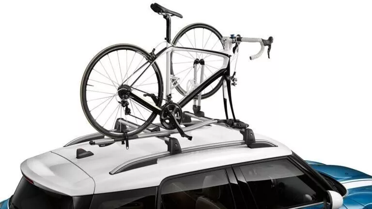 GENUINE MINI Roof Bike Carrier 82722472965. With 2 Keys. Rack. Holder. Rail. 24X