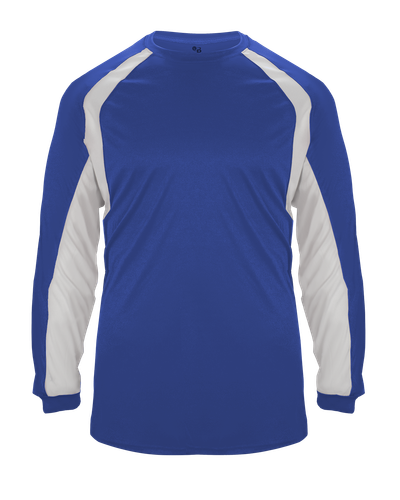 Badger 415400 Mens Long Sleeve Moisture-Wicking Hook Performance Comfort T-Shirt - Picture 13 of 15