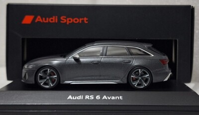 Audi A6 RS6 2020 Avant Matt Daytona Grey 1:43 Minichamps Dealer