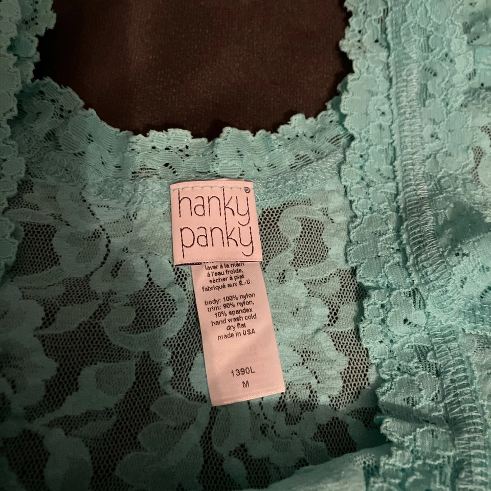 hanky panky lace Cami in Aqua - Image 4 of 4