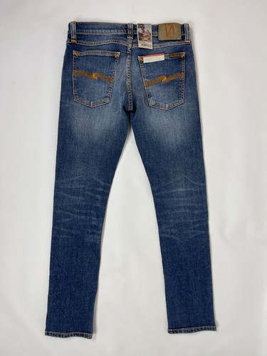 Jeans Nudie lunghi John toppe pulite jeans denim - Foto 12 di 16